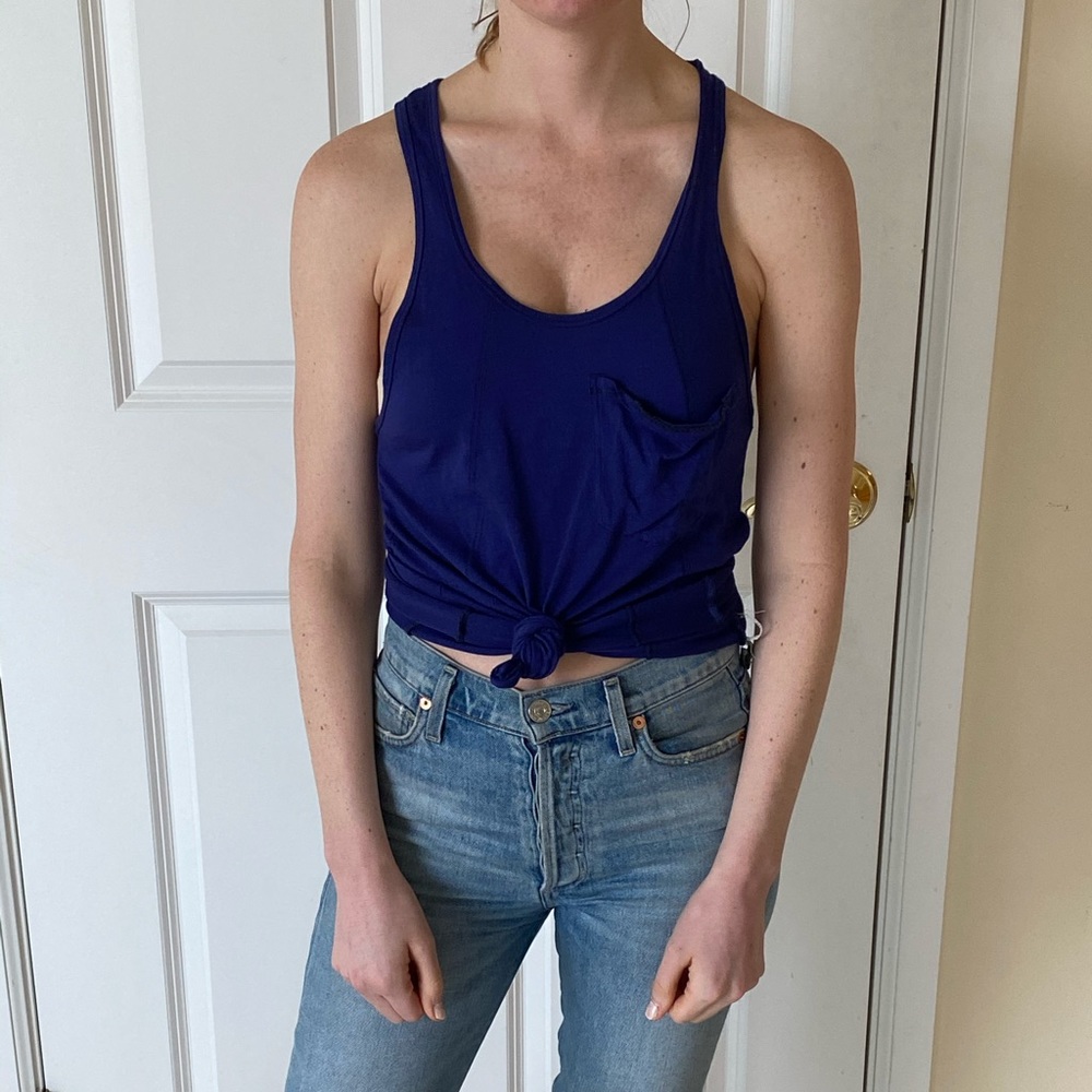 Wilfred (Aritzia) blue tank XXS